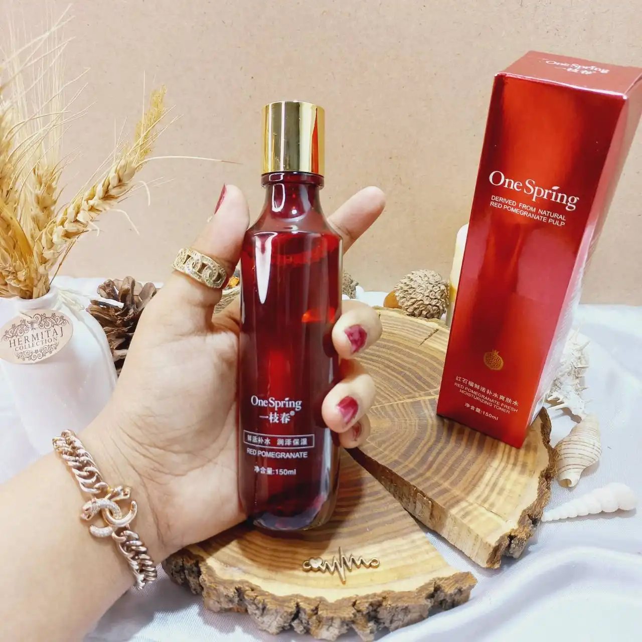 تونر انار قرمز وان اسپرینگ one spring کد YZC4327