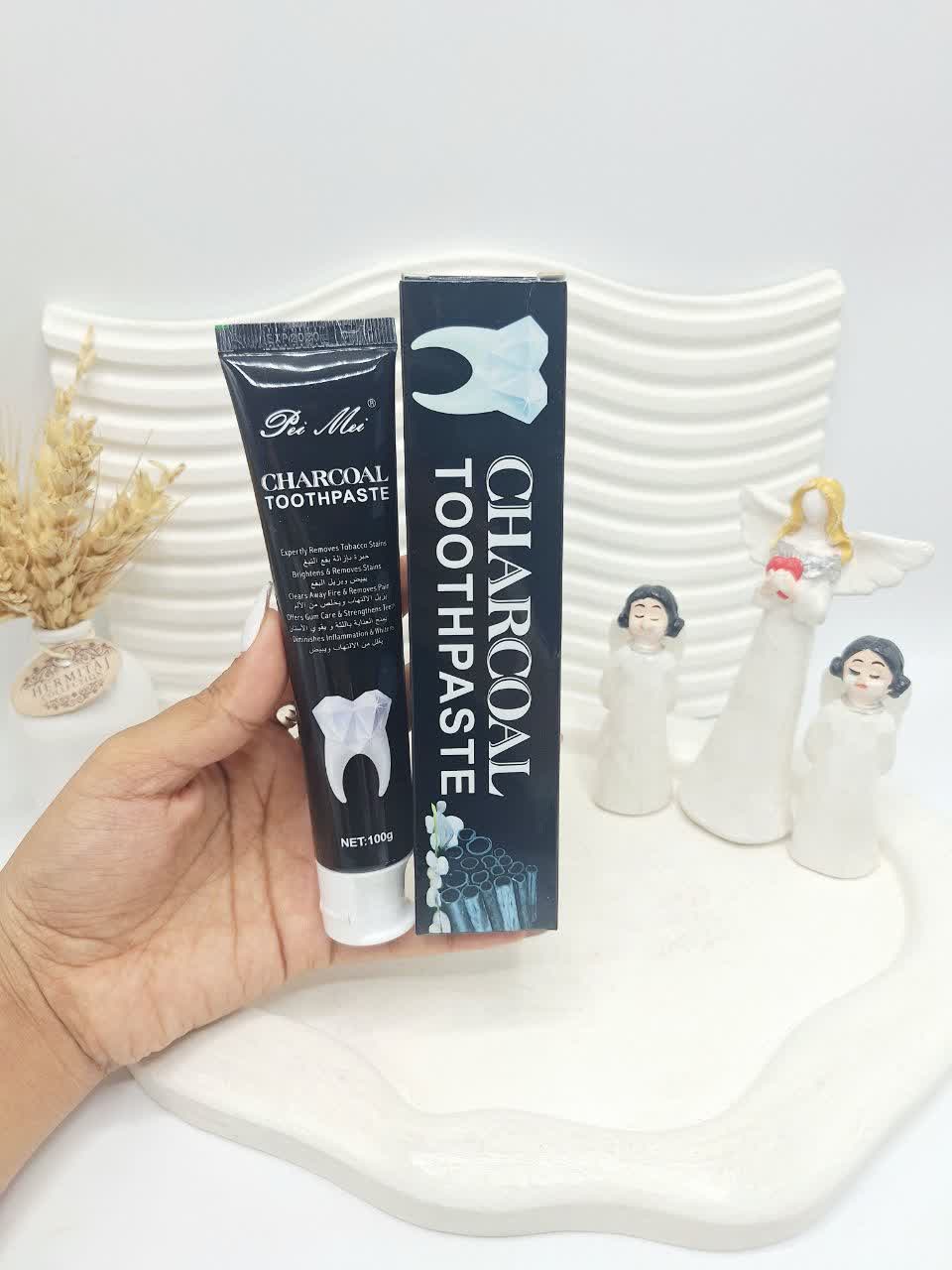 خمیر دندان سفید کننده ذغالی کد 7056