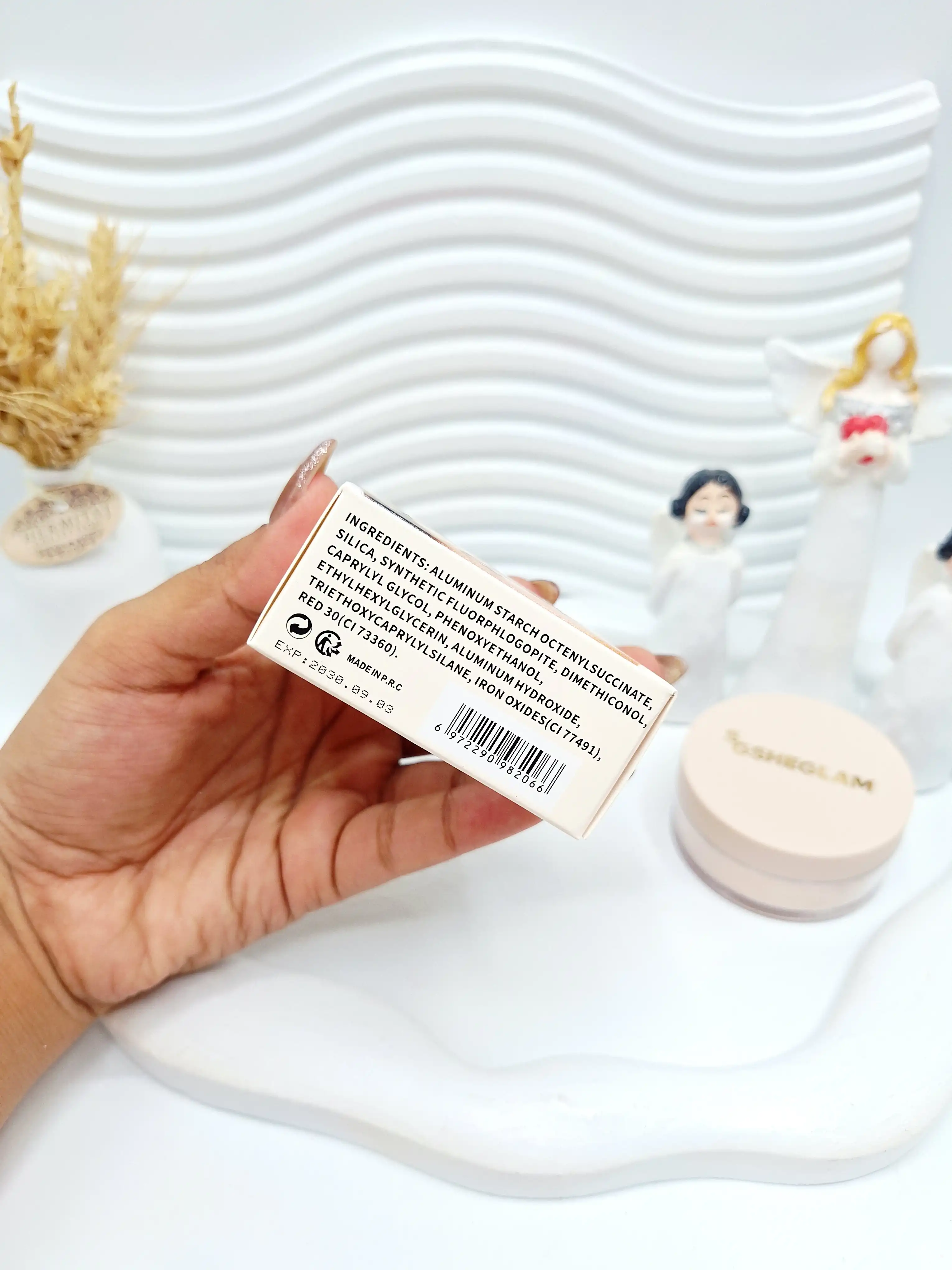 پودر فیکس کارتن سفید برند شیگلم کد 2066